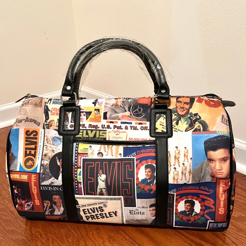Elvis Presley carry-all travel bag